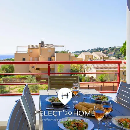 Apartament Select'sohome - Pour 6 Personnes Avec Vue Mer, Parking Prive Souterrain Et Piscine A Saint-clair - 180sud-b11